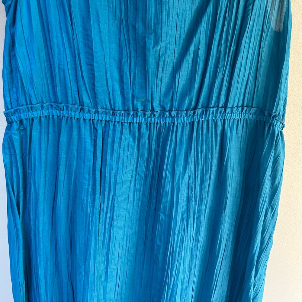 J Jill ~new ~Cotton and silk Sleeveless Maxi Dress - Picture 5 of 11